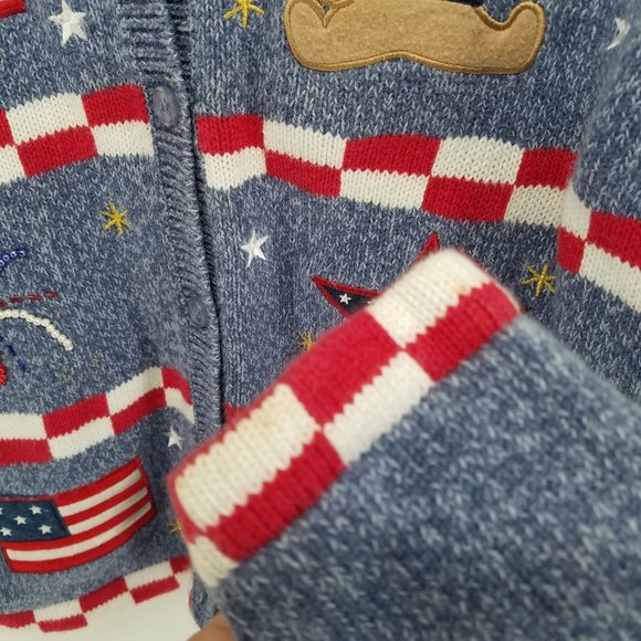 K.B. Collections Independence day 4th of july long sleeve button up gran… - Picture 5 of 5